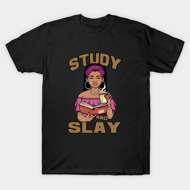 Study and Slay - Security Cert T-Shirt by DFIR Diva